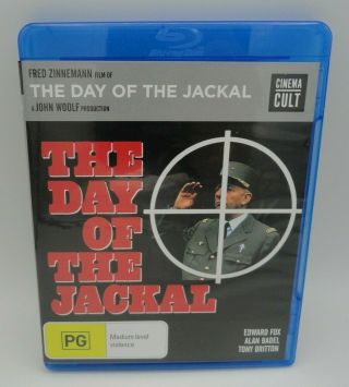 The Day Of The Jackal - Cinema Cult Blu - Ray Region B Rare
