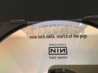 Nine Inch Nails March Of The Pigs Rare Promo Cd Prcd 5519 - 2 Maxi Single Nin