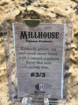 Dynamic‼️Danica Patrick rare MH Chisel ' d 3/3 Millhouse Tobacco card no.  172 2