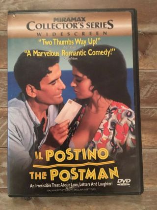 Il Postino: The Postman Dvd Special Ed.  Love Italian Rare Romantic Movie Italy