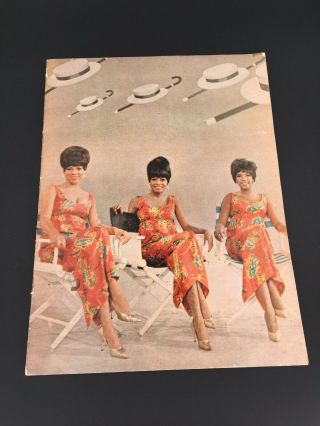 Diana Ross & The Supremes You Cant Hurry Love 1966 Concert Program,  Rare Find
