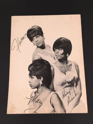 Diana Ross & The Supremes You Cant Hurry Love 1966 Concert Program,  Rare Find 2