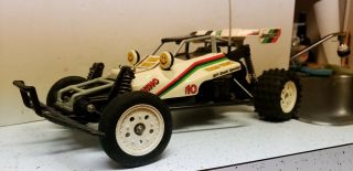 Rare Vintage Nikko White Rhino F10 Frame Buggy With Remote And Manuals