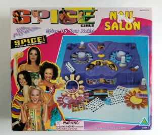 Spice Girls Nail Salon Spice Up Your Nails Official Merchandise 1998 Toymax Rare