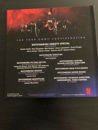 TAYLOR SWIFT REPUTATION - FYC EMMY 2019 - Full Concert - Netflix RARE 2