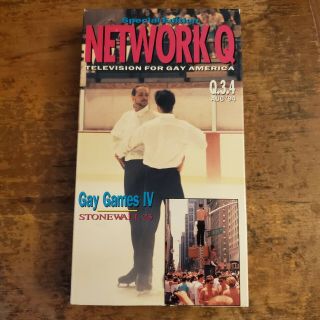 Network Q Vhs Aug 1994 Q.  3.  4 Gay Games Iv Stonewall 25 Rare
