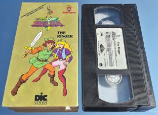 The Legend Of Zelda - The Ringer (vhs 1989) Rare Animated Nes Nintendo Cartoon