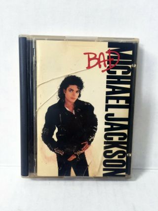 Michael Jackson - Bad - Minidisc - 1987 Very Rare