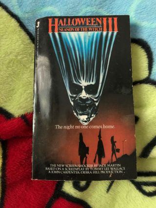 Halloween 3 Iii Season Of The Witch Movie Novelization Book John Carpenter Rare