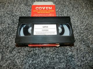 RARE HORROR VHS TAPE COVEN BFPI w/ORIGINAL SLEEVE 3
