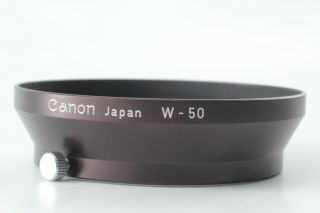 [ Rare Near ] W - 50 Lens Hood For Canon L 35mm F/1.  5 Lens L39 Ltm Japan