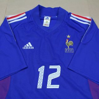France 2002 World Cup Home Shirt Rare Henry 12