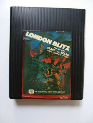 Rare Authentic Ntsc London Blitz For The Atari 2600 Video Game System