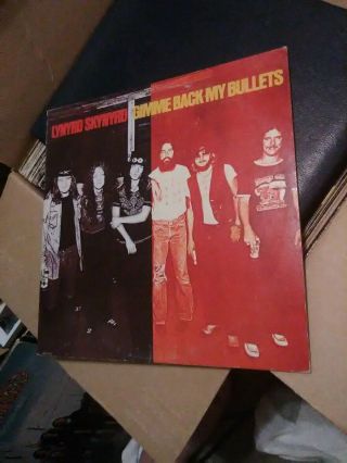Lynyrd Skynyrd Gimme Back My Bullets 1976 Album Record Mca Rock Vinyl Lp 33 Rare