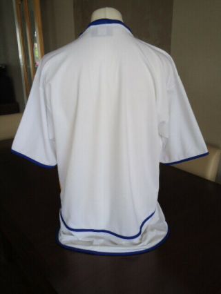 MANSFIELD TOWN 2005 GARMAN White & Blue Away Shirt EXTRA LARGE Rare 2