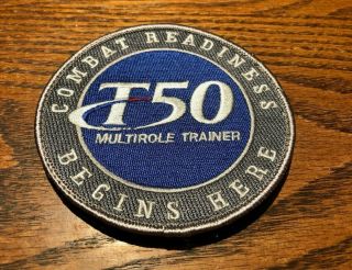 Rare Lockheed Martin - The Skunk T - 50 (t - X) Competition Patch W/fastener