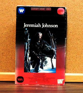 Jeremiah Johnson (vhs1981) Robert Redford,  A Sydney Pollack Film Rare Book Box