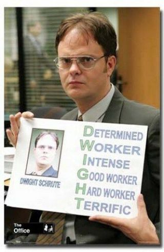 The Office Poster Shot Of Dwight Rare Hot