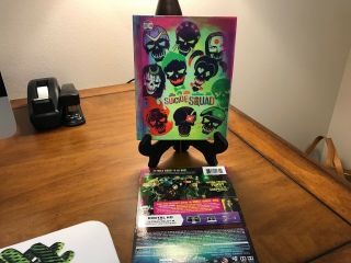 Suicide Squad (blu - Ray/dvd,  2016 Target Exclusive Digibook Rare Oop)