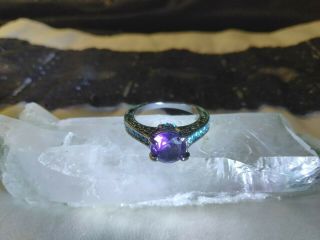 Rare Love & Light Crystal Flower Fairy Spirit Ring Wicca Talism Amulet Para Meta