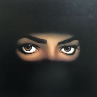 Rare Vintage 1991 Michael Jackson Dangerous Promo Poster Flat