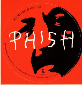 Vintage Phish Sticker Picture Of Nectar Promo Rare 1992 4 1/2 " Round
