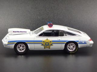 1980 Chevy Chevrolet Monza Police Car Rare 1/64 Scale Diorama Diecast Model Car