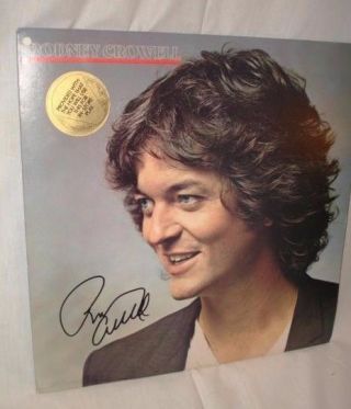 Rare Rodney Crowell Signed Promo Promotional Country Record Album Wcoa Authentic