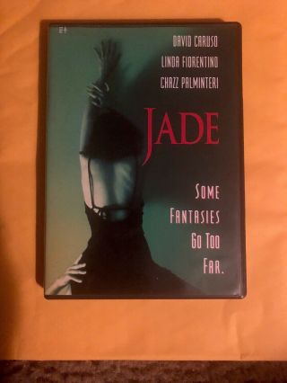 Jade (dvd,  1998) W/ Insert David Caruso,  Linda Fiorentino Rare Oop Like