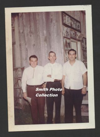 Rare Osborne Brothers & Jimmy Brown Snapshot Color 3 1/2 X 5 Sept.  1960
