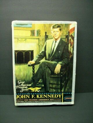 Rare 1965 John F.  Kennedy Aurora Great American Presidents Model Kit (box Only)