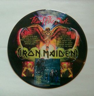 Iron maiden fear of the dark rare Vinyl lp killers powerslave somewhere 2