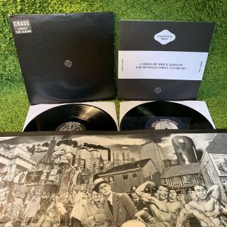 Crass Christ The Album •uk• 200g 2xlp Punk Rare Complete,  Book Poster Hype