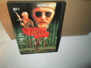 Surviving The Game Rare Dvd Man Hunting Rutger Hauer Gary Busey Ice - T 1994