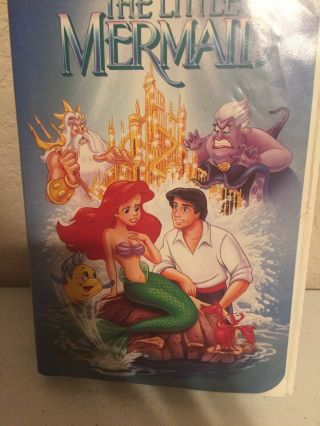 Walt Disney ' s The Little Mermaid Black Diamond Classic - Rare VHS 1990 3