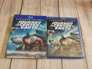 Journey To The Center Of The Earth (blu - Ray,  2008) W/ Rare Lenticular Slipcover