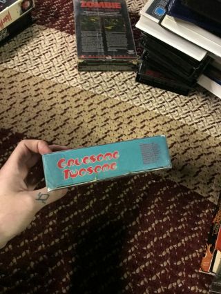 GRUESOME TWOSOME HORROR SOV SLASHER RARE OOP VHS BIG BOX SLIP 6