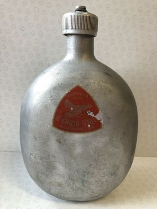 Ww1 Ww2 Very Rare Le Grand Tetras Bellegarde French Army Water Bottle