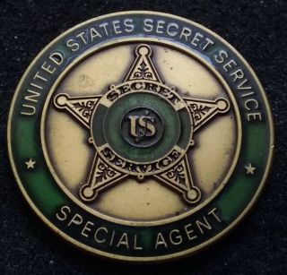 Rare Homeland Usss United States Secret Service Special Agent Us Challenge Coin