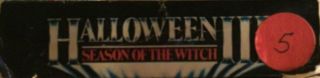 Halloween III 3 Season Of The Witch VHS Tape Thriller Horror MCA RARE COVER 3