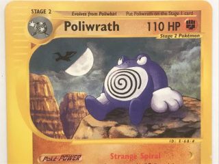 Pokemon TCG Poliwrath Non - Holo Near EX: Skyridge Rare Card 26/144 NM 2
