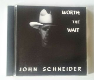 John Schneider Worth The Wait Rare 1996 County Cd Bo Duke Of Dukes Of Hazzard