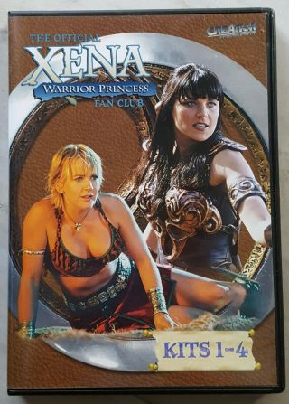 Xena Fan Club Kits 1 - 4 Dvd Lucy Lawless & Renee O 