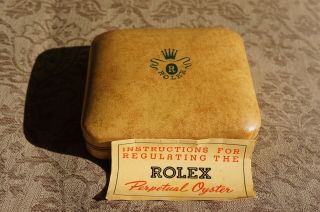 Vintage Rolex Clamshell Box 1950 