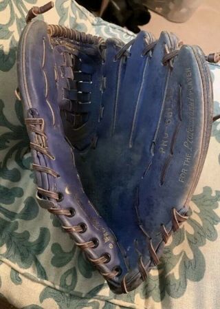 HOH Rawlings Heart of the Hide PRO - 6BLUE Baseball Glove USA Made Very Rare Blue 2