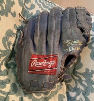 HOH Rawlings Heart of the Hide PRO - 6BLUE Baseball Glove USA Made Very Rare Blue 4