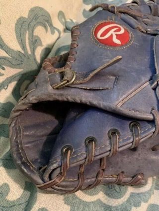 HOH Rawlings Heart of the Hide PRO - 6BLUE Baseball Glove USA Made Very Rare Blue 6