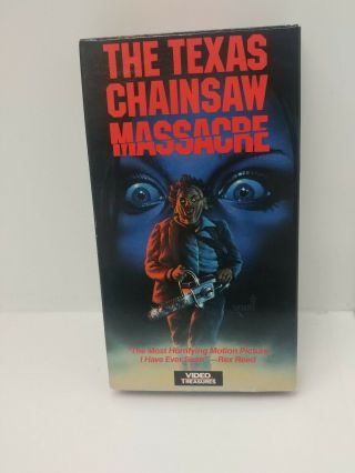 1974 The Texas Chainsaw Massacre (rare Video Treasures Vhs Tape)