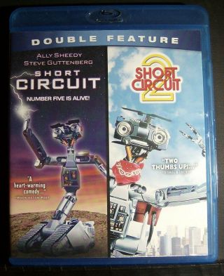 Short Circuit/short Circuit 2 (blu - Ray 2 - Disc Set) Out Of Print Rare
