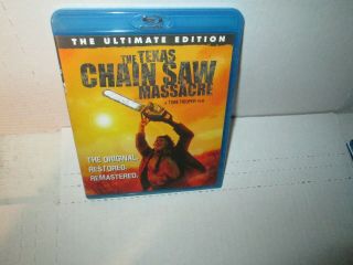 Texas Chainsaw Massacre Rare Ultimate Edition Blu Ray Tobe Hooper Gore 1974
